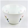 Image 4 : VTG MILK GLASS FIRE KING 9.5” MIXING BOWL - TULIPS