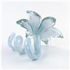 Image 8 : HAND BLOWN STUDIO ART GLASS FLOWER SCULPTURE