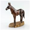 Image 1 : HAND CRAFTED WOODEN HORSE CARVING SCULPTURE