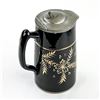 Image 2 : VICTORIAN BLACKWARE OR JACKFIELD LIDDED PITCHER