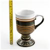 Image 8 : VTG 70’S STYLE PEDESTAL STOMEWARE COFFEE MUGS X4
