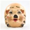 Image 9 : VTG KAY TEE CHALKWARE COIN PIGGY BANK SCULPTURE