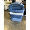 Image 3 : 8 TOTES W/ 6 LIDS