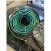 Image 2 : GARDEN HOSE AND ROLL OF COATED AIRCRAFT CABLE