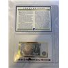 Image 2 : GREAT BRITAIN 1991 COVER WITH LAST LARGE CENT 1976 PLUS 1 POUND MINT NOTE