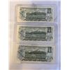 Image 2 : 3 - 1973 CANADIAN $1 MINT BILLS, LAST ISSUE OF THE $1 BILL