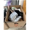 Image 2 : 3 BOXES OF HOUSE HOLD ITEMS, STEREO EQUIPTMENT, ETC