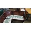 Image 2 : VINTAGE CORNER 2PC WOODEN BENCH W/ STORAGE