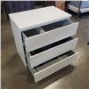 Image 2 : WHITE 3 DRAWER DRESSER