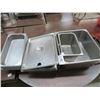 Image 1 : 11-Three Quarters/Half/Third/Quarter Insert Pans - 11 X $