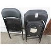 Image 1 : Black Padded Folding Chairs - 5