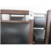Image 2 : 12-Black Padded Contemporary Bar Stools - 12 X $