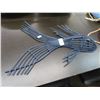 Image 1 : Navy Wooden Wall Fish Décor