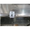 Image 2 : S/S 40" Table w/Backsplash/Undershelf