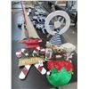 Image 1 : Wooden Sail Boats, Ships Wheel, Christmas and Asst. Décor