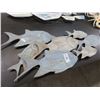 Image 1 : Metal Fish School Wall Décor