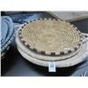 Image 2 : 8-Woven Charger Wall Décor - 8 X $