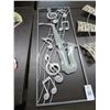 Image 1 : Medical Saxophone Music Notes Wall Décor