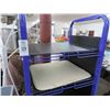Image 2 : Pataks Purple 5 Shelf Rolling Merchandiser