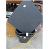 Image 1 : Waste Cans, Small Folding Banquet Table