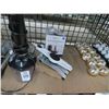 Image 2 : Knife Rack w/Knives, Veggie Chopper, Table Candles, Utensils
