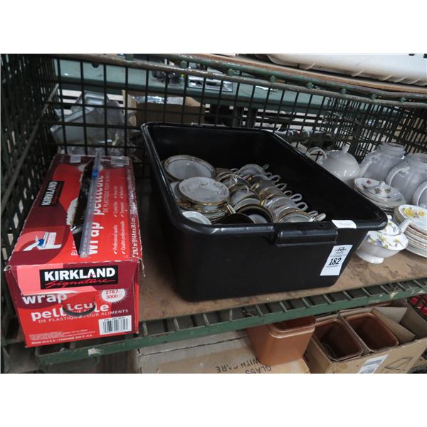 China Tea Accessories, Bus Pan w/Deli Wrap