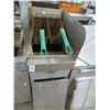 Image 1 : Sir Lawrence Gas Rolling Deep Fryer w/Side Splashes