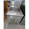 Image 1 : S/S Pedestal Back Bar Ice Bin w/Bottle Opener and Backsplash