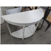Image 1 : Grey Half Moon Hall Table