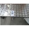 Image 2 : Brushed Metal Pedestal Table and Wine Rack