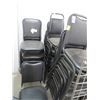 Image 1 : 29-Black Padded Stack Chairs - 29 X $
