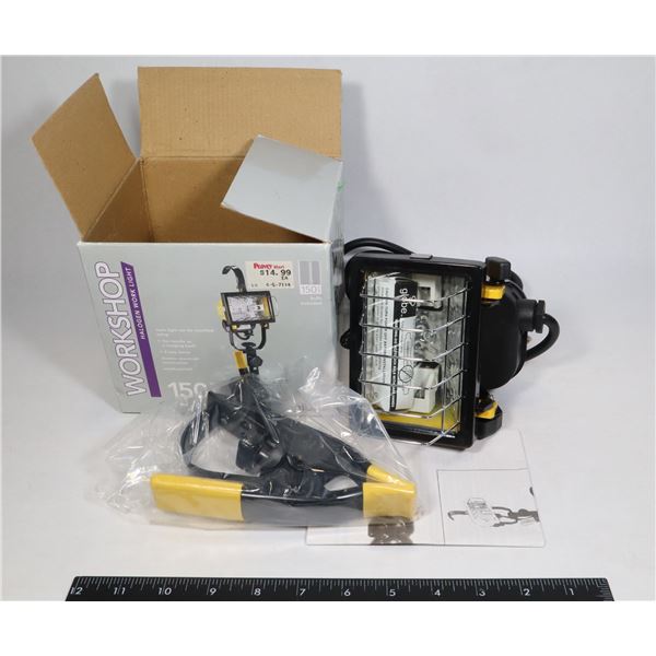 NEW WORKSHOP HALOGEN WORK LIGHT (CLAMP ON)