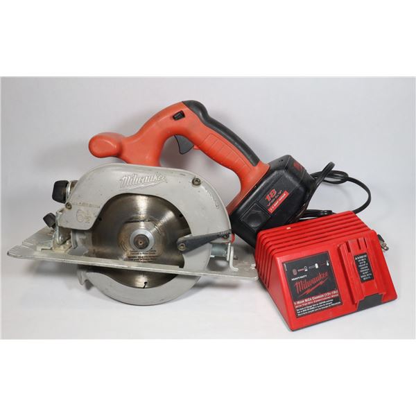 MILWAUKEE 6-1/2" 18V CORDLESS CIRCULAR SAW WITH