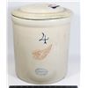 Image 1 : RED WING POTTERY 4 GALLON CROCK WITH LID