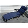 Image 2 : PORTABLE FOLDING ADJUSTABLE CAMPING LOUNGER/ COT