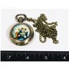 Image 1 : NEW JESUS WITH A LION PENDANT CHAIN POCKET WATCH