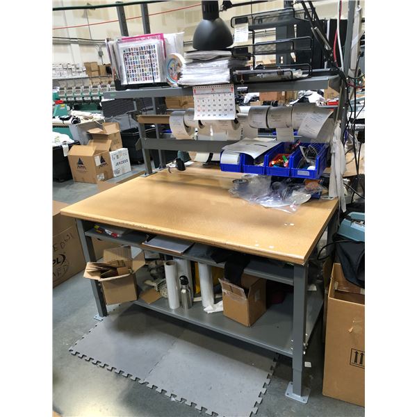 Uline - Packing table (without contents) - approx. 83inH x 60inW x 36inD