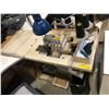 Image 1 : Juki - MO 3600 Series Industrial Sewing Machine w/table - Model: M0- 3616  - Tested & working condit