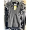 Image 8 : Large group of assorted NEW restaurant staff clothing - includes t-shirts / shorts / chef coats / ap