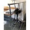 Image 2 : Group Of Assorted Furniture - Include Table / 2 Door Cabinet / Desk / Armless Chair / Clothing Rack 