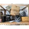 Image 2 : Large group of assorted sewing material/ buttons/ size labels/ fabric/ bags/ threads etc.