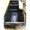 Image 2 : Group of 3 industrial rolling carts - one bin full of assorted clothing hangers