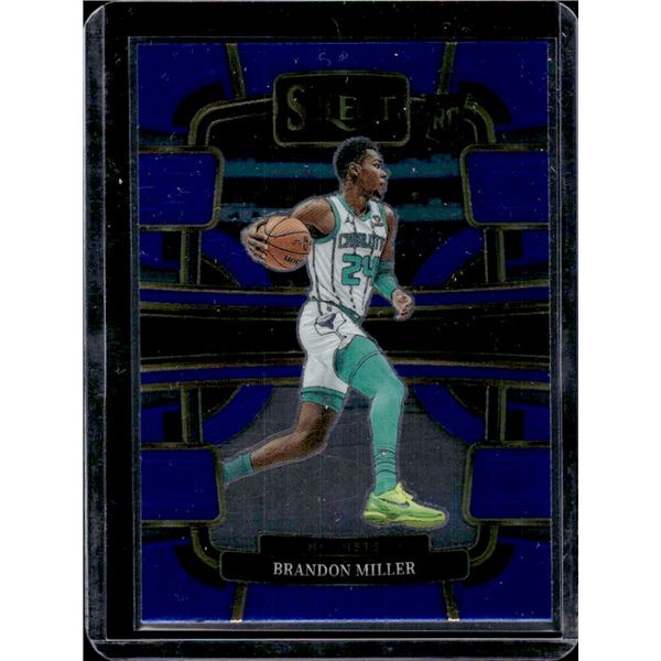 Brandon Miller Rookie Card 2023-24 Panini Select Concourse #80