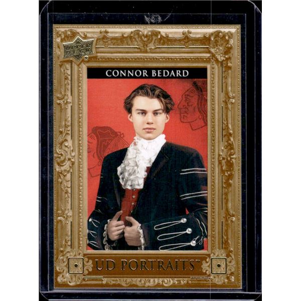 Connor Bedard UD Portraits Rookie Card 2023-24 Upper Deck Series 2 #P60