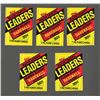 Image 1 : 5 Count: 1987 Topps Major League Leaders Super Glossy Baseball Cards. 7 Cards per pack.