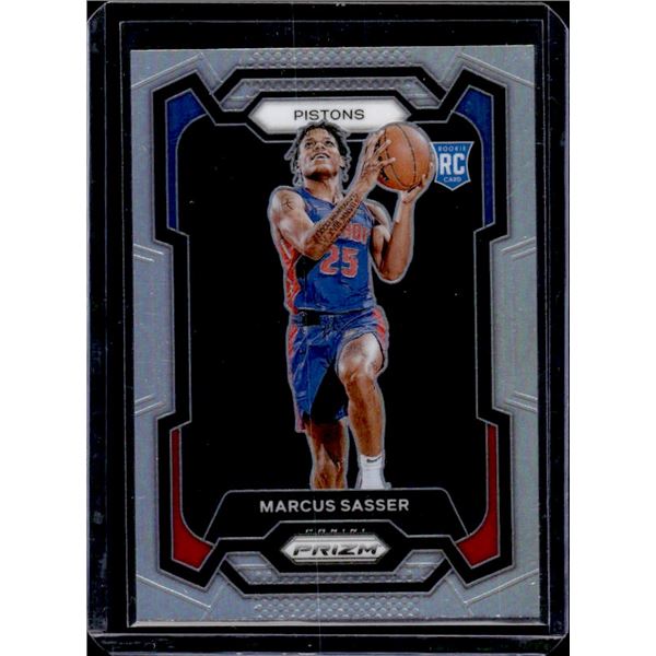 Marcus Sasser Silver Prizm Rookie Card 2023-24 Panini Prizm #174