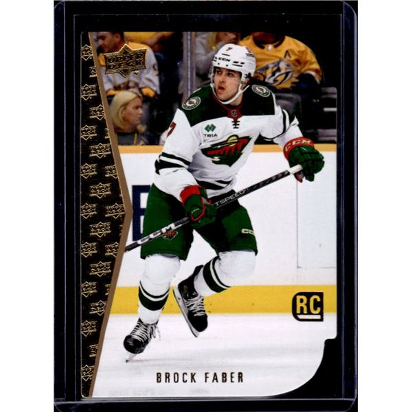 Brock Faber Die-Cut Rookie Card 2023-24 Upper Deck Series 2 #RDT-12
