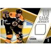 Image 1 : Zdeno Chara Game Used Jersey Relic Card 2012 Upper Deck Game Jersey #GJ-ZC