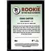 Image 2 : Evan Carter Rookie Card 2024 Bowman Chrome #ROY-12