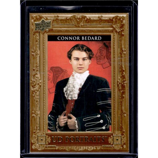 Connor Bedard UD Portraits Rookie Card 2023-24 Upper Deck Series 2 #P60